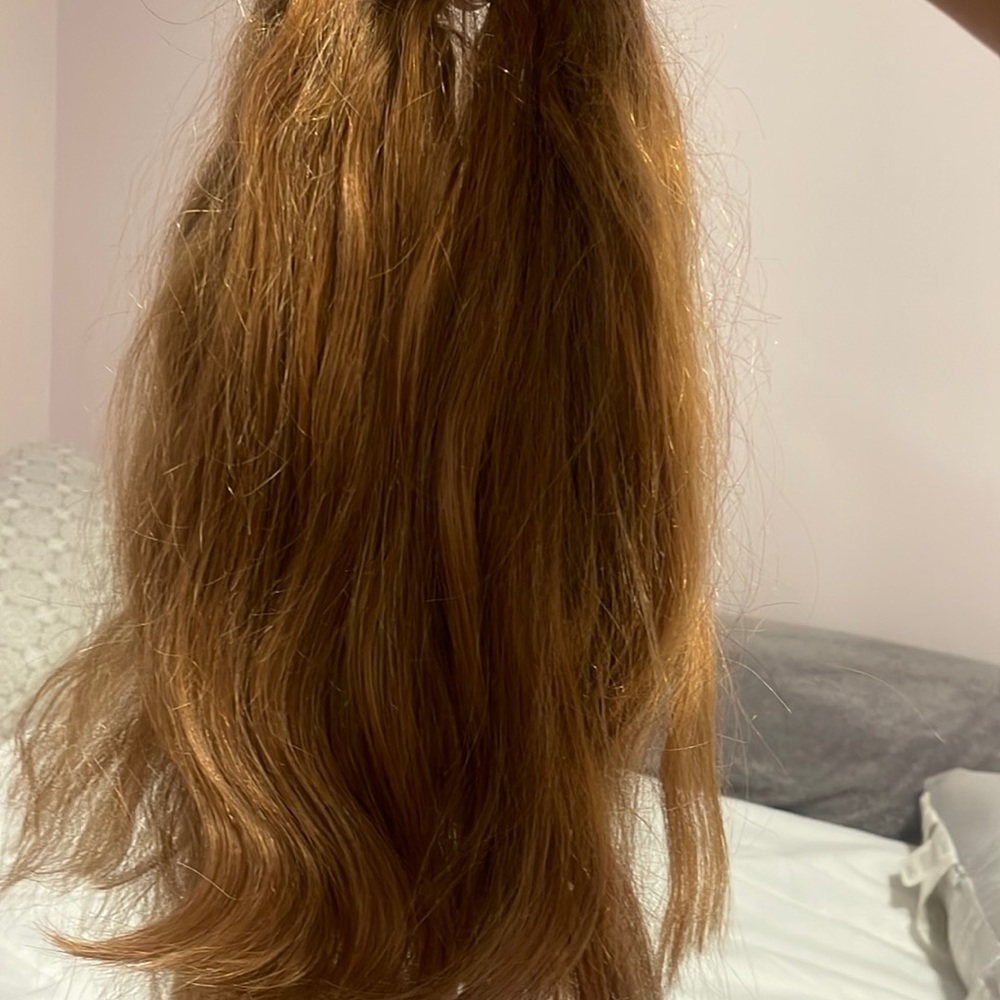 clip in extentions almond brown